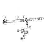 6104422AA - Four Wheel Drive; Differential and Drive Line: Hex Head Bolt And Washer, Mounting for Mopar Image
