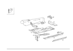 1406160767 - Substructure: Floor for Mercedes-Benz: 300SD, 400SE, 400SEL, 500SEC, 500SEL, 600SEL, S420 Image