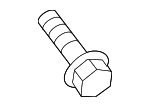 N91222501 - Suspension: Suspension Shock Absorber Mounting Bolt for Audi Image
