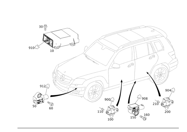 2049012704 - Electrical System: Control Unit for Mercedes-Benz Image image