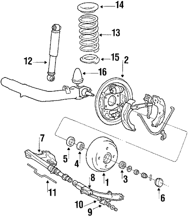 5531021110 - : Shock Absorber for Hyundai Image