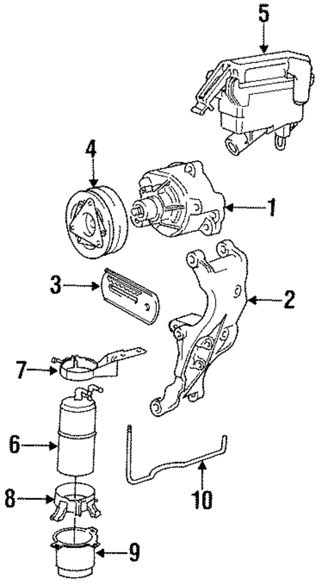 11721312484 - : Secondary Air Injection Pump for BMW: M5 Image