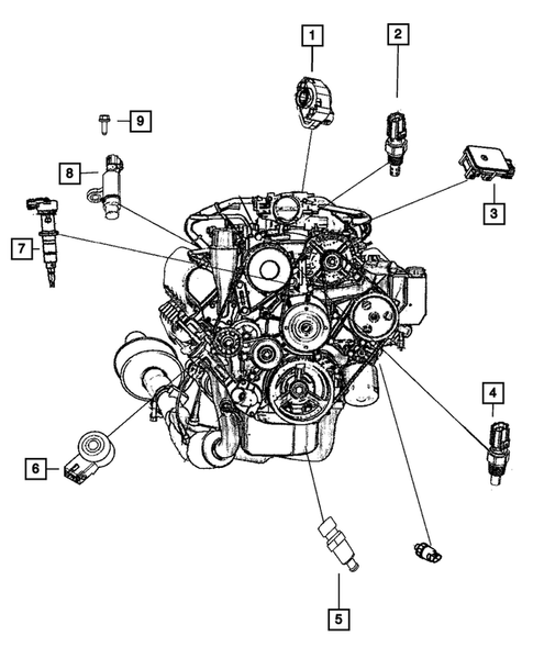 Sensors for 2017 Ram 1500 #2