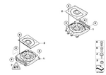 65139143141 - Audio, Navigation, Electronic Systems: Central Bass, Left for BMW Image