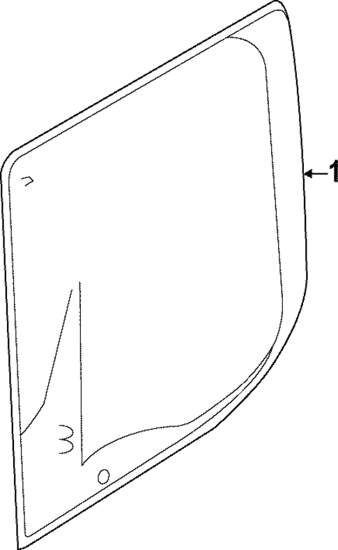 Glass & Hardware - Back for 2024 Ford E-Transit #0