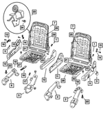 5135301AA - Interior Trim: Seat Bolt for Mopar Image
