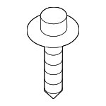 6Q0867333 - Body: Scuff Plate Fastener for Volkswagen: Arteon, e-Golf, Golf, Golf Alltrack, Golf R, Golf SportWagen, GTI, Jetta, Taos Image