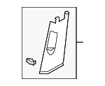 Lower Center Pillar Trim
