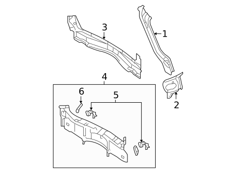 Rear Body for 2006 Mazda 6 #0