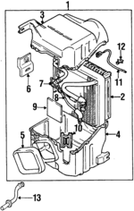 9541050G10 - : Evaporator Core for Suzuki Image