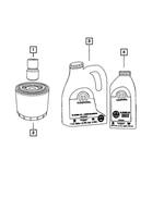 68171067PA - 6.4L Gas; Engine: 0w40 Engine Oil for Mopar Image