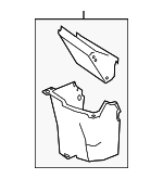 4806293AC - HVAC: Plenum for Chrysler: 300 | Dodge: Charger, Magnum Image