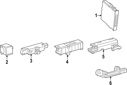 Keyless Entry Components for 2025 Toyota Corolla Cross #0