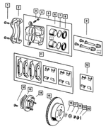 5093189AB - Service Brakes: Brake Bleeder Screw for Mopar Image