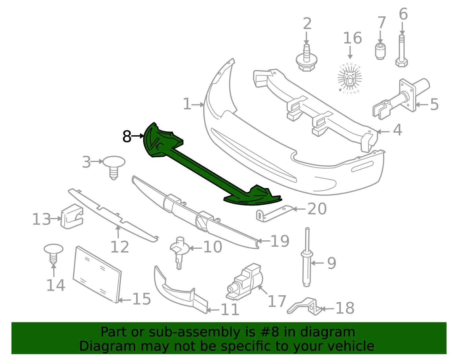 1997-2004 Jaguar Lower Cover HJE6484AB | OEM Parts Online