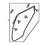 82830JM00B - Body: Surround Weather-strip for Nissan Image