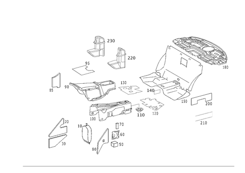 Insulation in Passenger Compartment for 2003 Mercedes-Benz CL500 #0
