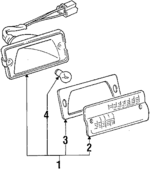 J5460106AB - Electrical: Park Lamp for Jeep: Cherokee, Grand Wagoneer, J10, J20, Wagoneer Image