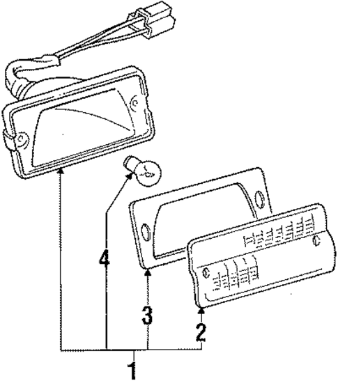 Park Lamps for 1988 Jeep Cherokee #0