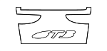 V04016003AD - : Nameplate Mount Kit for Porsche: 911 Image
