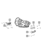 68147349AB - 8HP70; 8-Speed; Automatic Transmission: Transmission Mount Bracket for Mopar Image