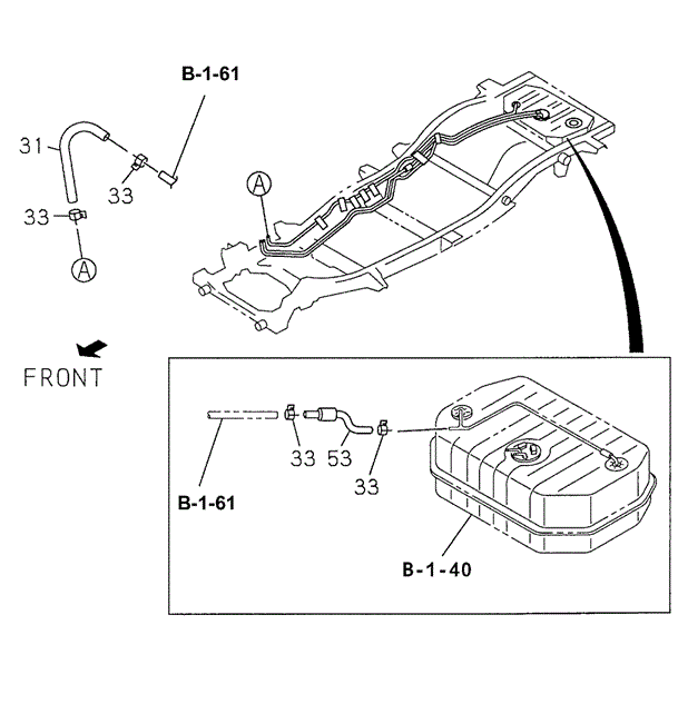 A/C Evaporative System (Engine) for 1998 Acura SLX #0