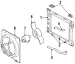 4401024 - Cooling System: Radiator Bracket for Mopar Image