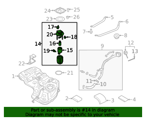 31120-S1500 - Fuel Pump Assembly 2020-2025 Kia Telluride Kia.Parts Store