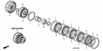 22539RJF003 - Transmission - Automatic: SPRING, CLUTCH DISK for Honda Image