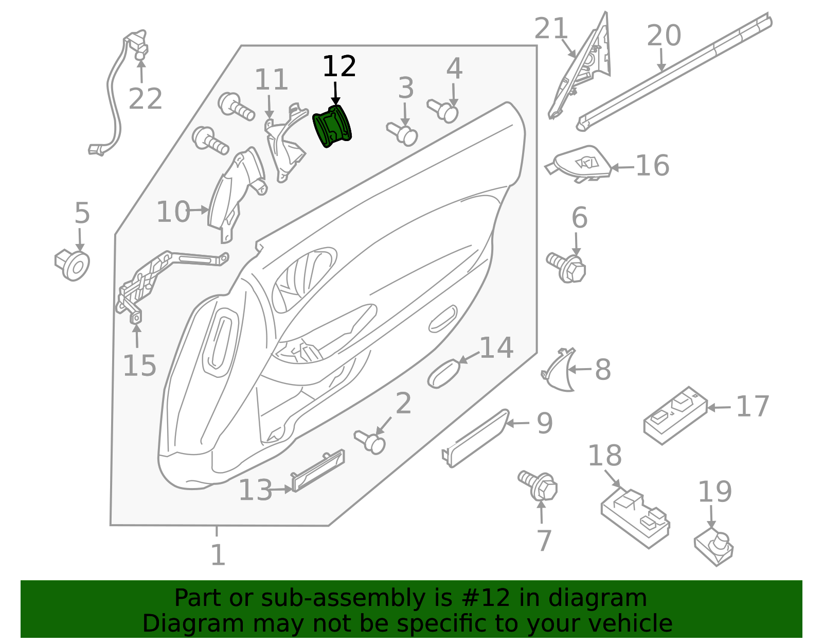 2015-2025 Nissan Dashboard Air Vent 68750-6GA0A | TascaParts.com