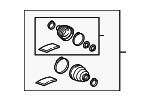 442742013 - Front Drive Axle: Boot Kit for Toyota: Camry, RAV4 Image