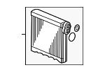 80211TM8003 - HVAC: Evaporator Core for Honda: CR-Z, Insight Image