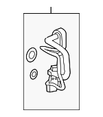 80216TM8003 - HVAC: Pipe Assembly for Honda: CR-Z, Insight Image