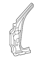 6110730903 - Body: Hinge Pillar Reinforced for Lexus: GS F, GS Turbo, GS200t, GS300, GS350, GS450h Image