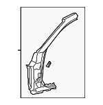 6113230341 - Body: Hinge Pillar for Lexus: GS F, GS Turbo, GS200t, GS300, GS350, GS450h Image