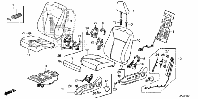 Front Seat (L.) (Tachi-S) for 2017 Honda Accord #0