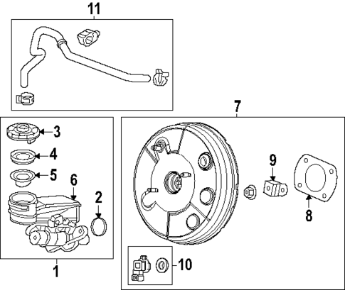 Master Cylinder - Components On Dash Panel for 2025 Honda Civic #3