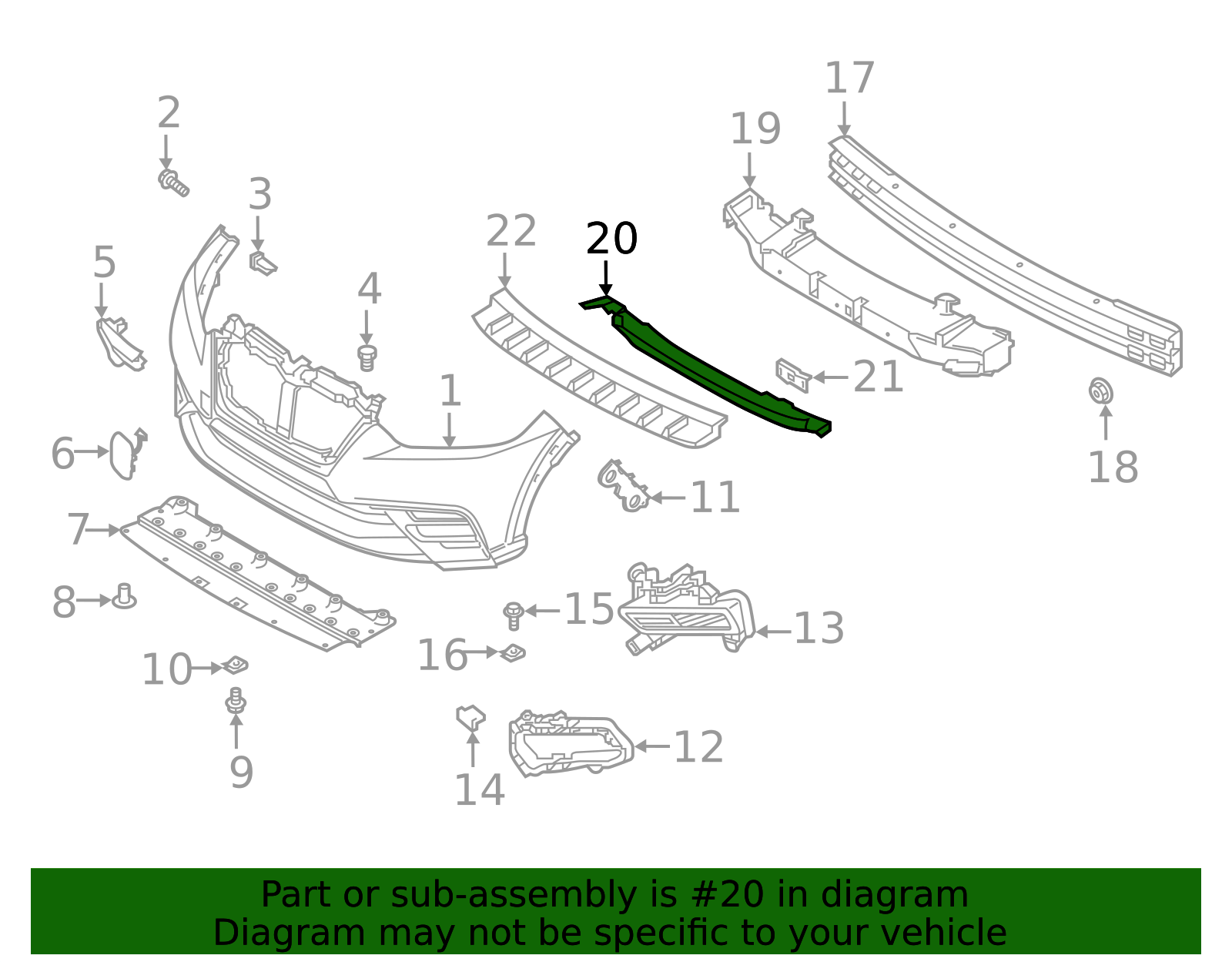 Genuine Absorber - 62090-5RB0A | NissanParts.cc | Nissan Parts Store
