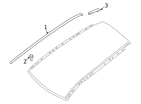 Exterior Trim - Roof for 2022 Nissan Pathfinder #0