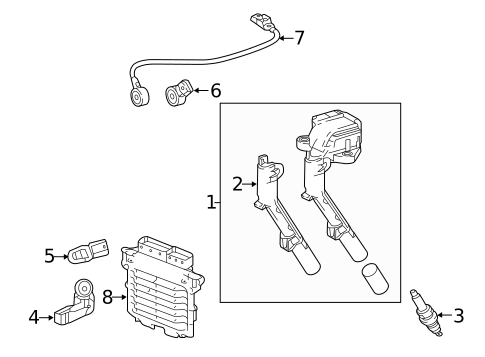 Ignition System for 2018 INFINITI QX30 #0