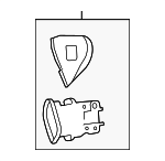 35890SVAA01 - Steering: Switch for Honda: Civic, Fit Image