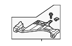 8T0941453D - Electrical: Headlight Bracket for Audi Image