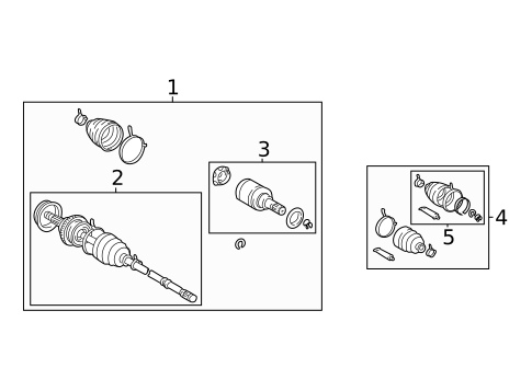 Drive Axles for 2006 Toyota Matrix #2