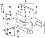 35764SX0A01ZD - : 1998 Honda Odyssey - Trim Bezel for Honda: Odyssey Image