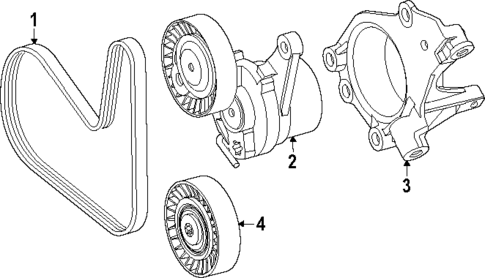 Belts & Pulleys for 2024 Mercedes-Benz S63 AMG E Performance #0