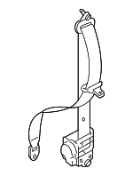 TDY157L3075 - : Lap &amp; Shoulder Belt for Mazda: CX-9 Image