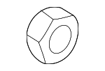 B3C718W05 - Electrical: Alternator Pulley Nut for Mazda Image