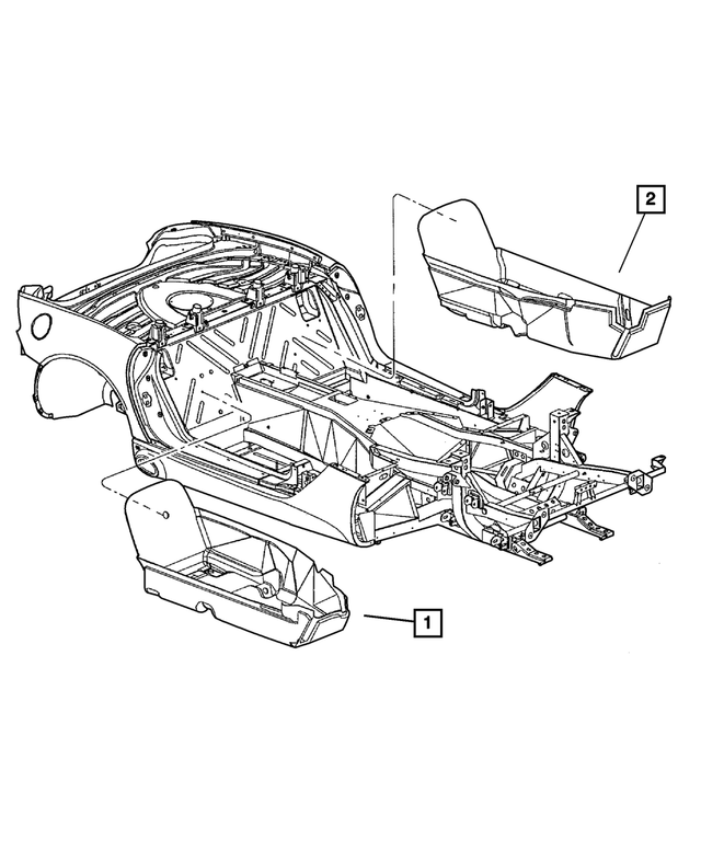TU02DX9AB - : Front Floor Carpet, Right for Mopar Image