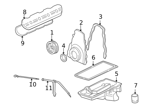 Gaskets & Sealing Systems for 2002 GMC Yukon #0