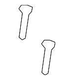 6L2Z78610A16AAA - Body: Headrest Guide for Ford Image